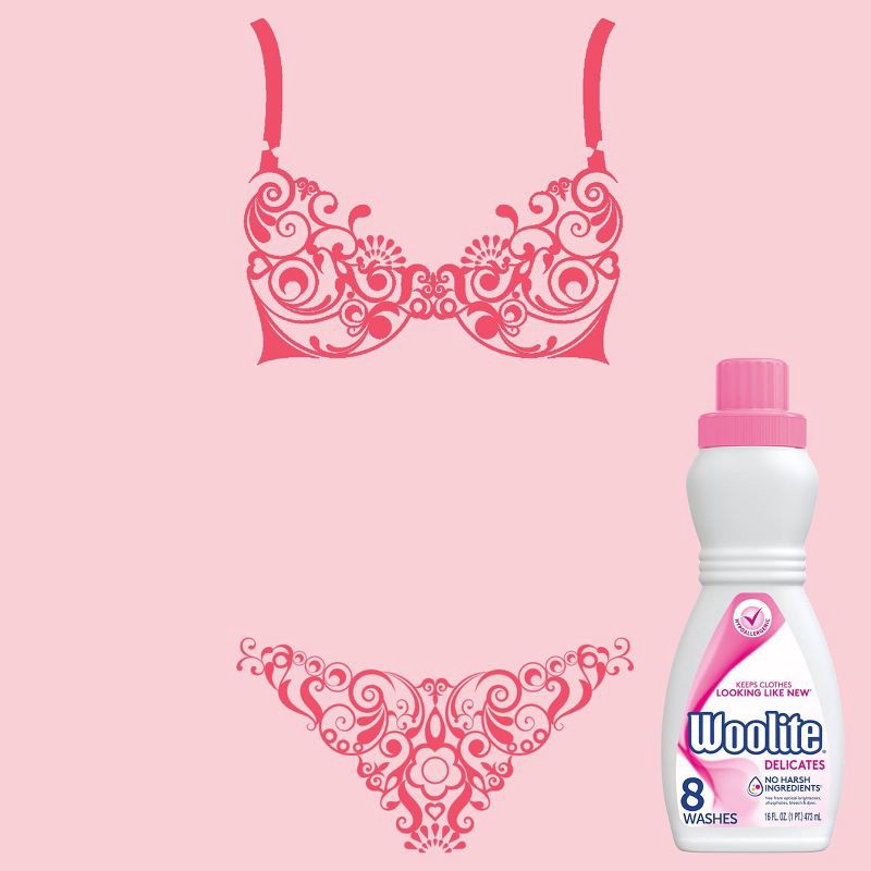 slide 6 of 7, Woolite Delicates Liquid Laundry Detergent 8 Loads - 16 fl oz, 16 fl oz