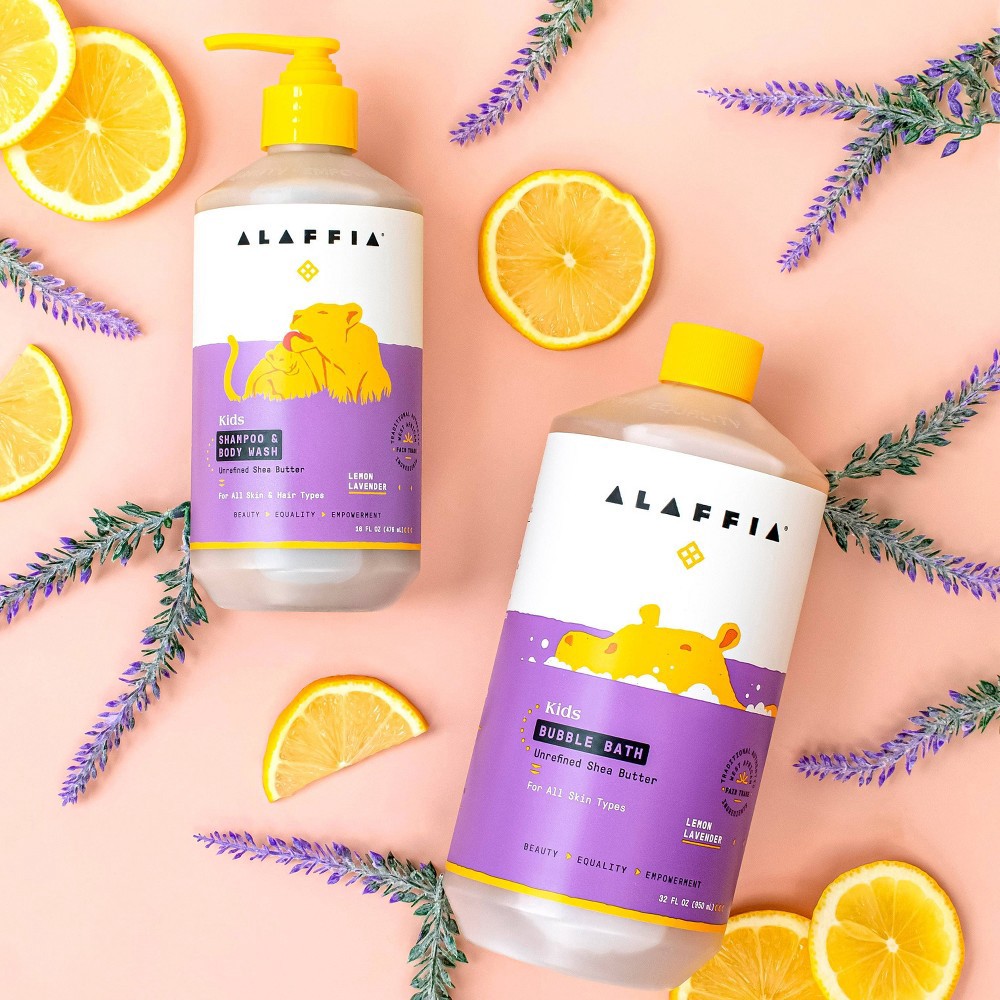 slide 5 of 13, Alaffia Everyday Shea Baby & Kids Shampoo & Body Wash, Lemon Lavender - 16 fl oz, 16 fl oz