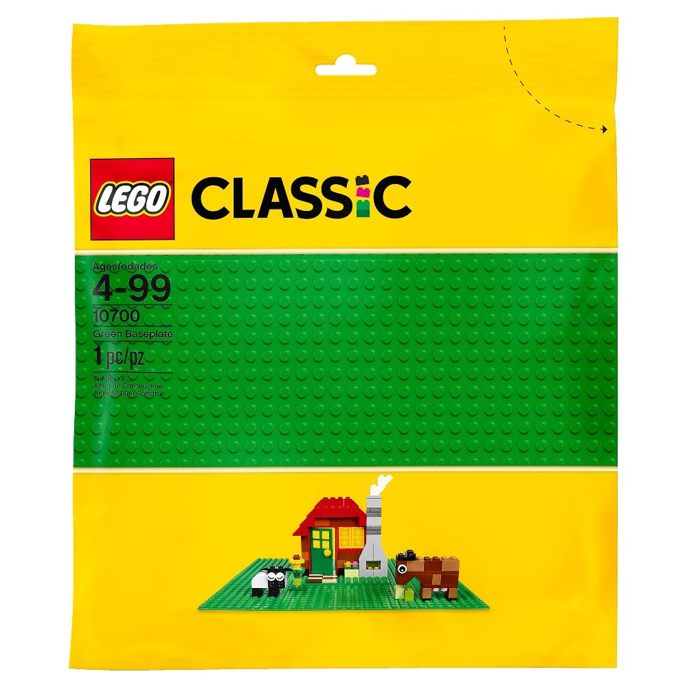 slide 2 of 4, LEGO Classic Green Baseplate 10700, 1 ct