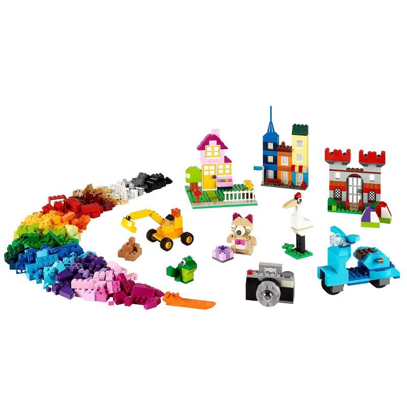 slide 2 of 11, LEGO Classic Large Creative Brick Box Build Your Own Creative Toys, Kids Building Kit 10698, 1 ct