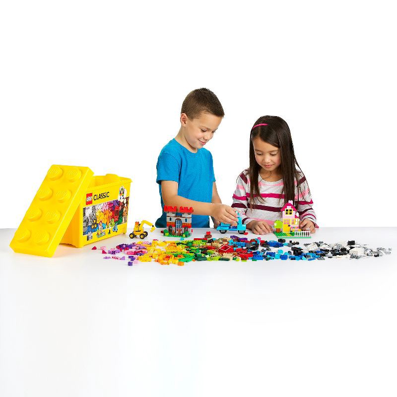 slide 10 of 11, LEGO Classic Large Creative Brick Box Build Your Own Creative Toys, Kids Building Kit 10698, 1 ct