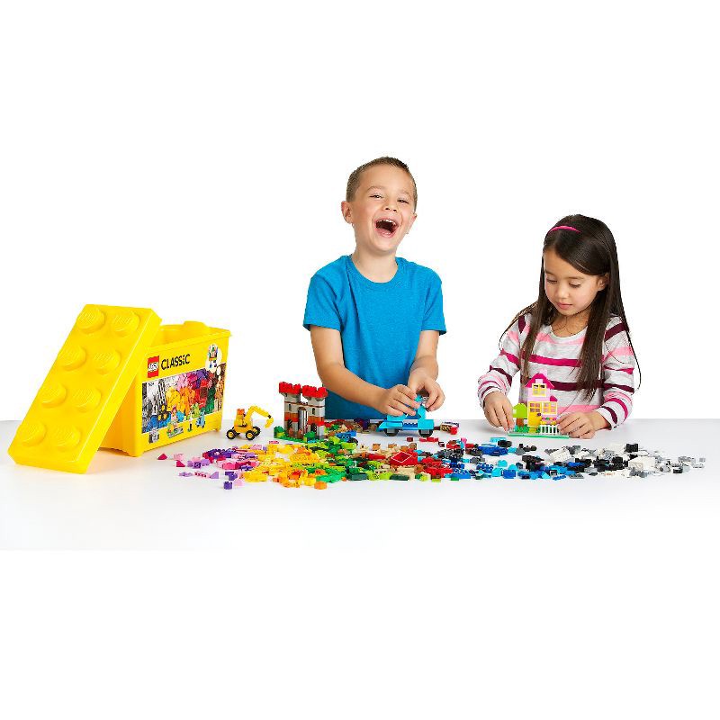 slide 11 of 11, LEGO Classic Large Creative Brick Box Build Your Own Creative Toys, Kids Building Kit 10698, 1 ct