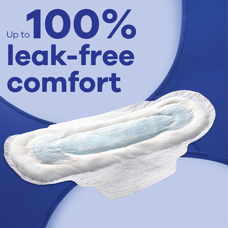 slide 5 of 9, Always Maxi Pads Long Super Absorbency Unscented with Wings - Size 2 - 42ct, 42 ct