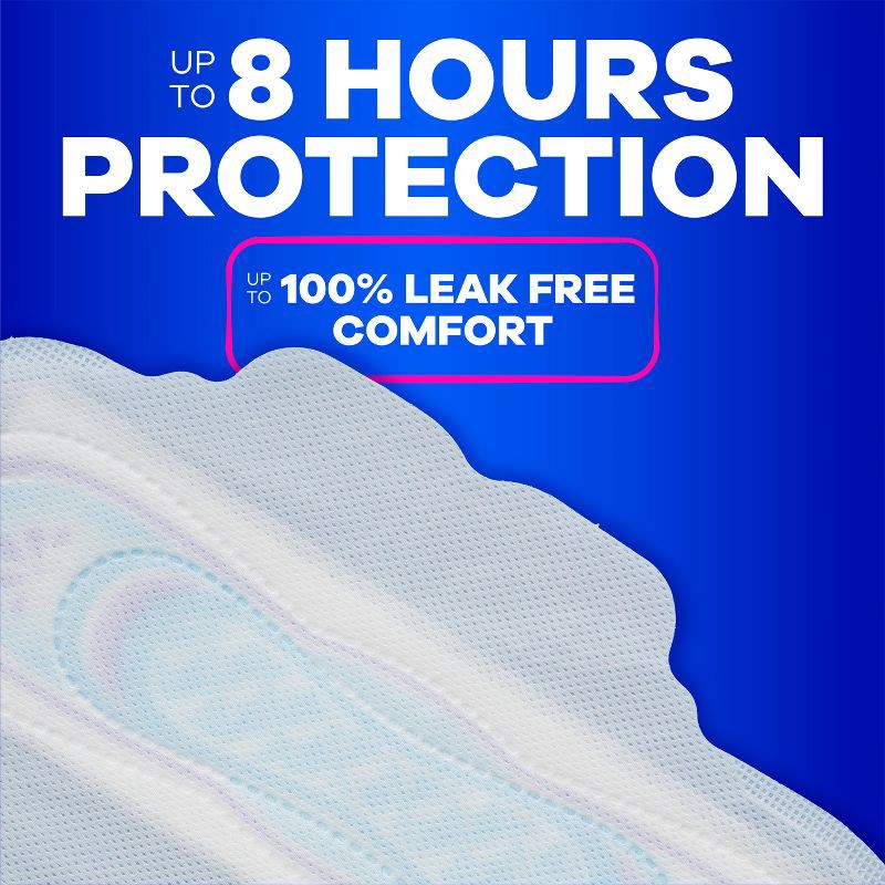 slide 5 of 13, Always Ultra Thin Pads Unscented with Wings - Regular Absorbency - Size 1 - 46ct, 46 ct
