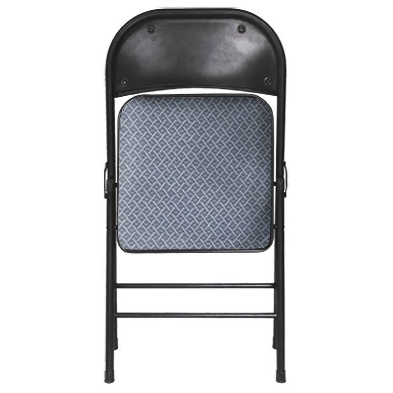 slide 2 of 3, Peakform Fabric Padded Folding Chair Black, 1 ct