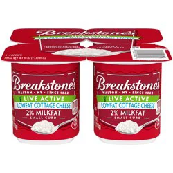 Breakstone's Live Active Low Fat Cottage Cheese - 16oz/4ct