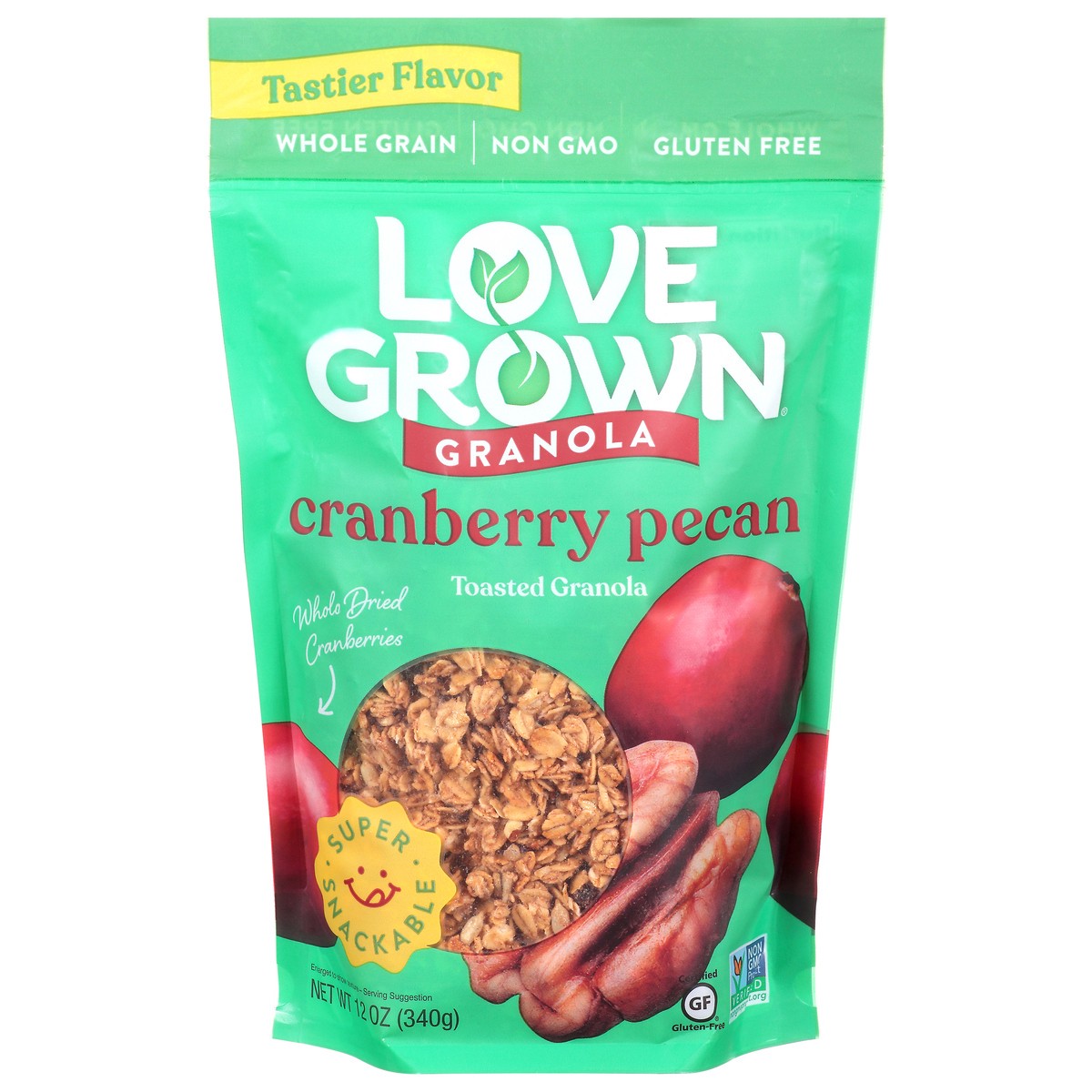 slide 7 of 11, Love Grown Cranberry Pecan Granola 12 oz, 12 oz