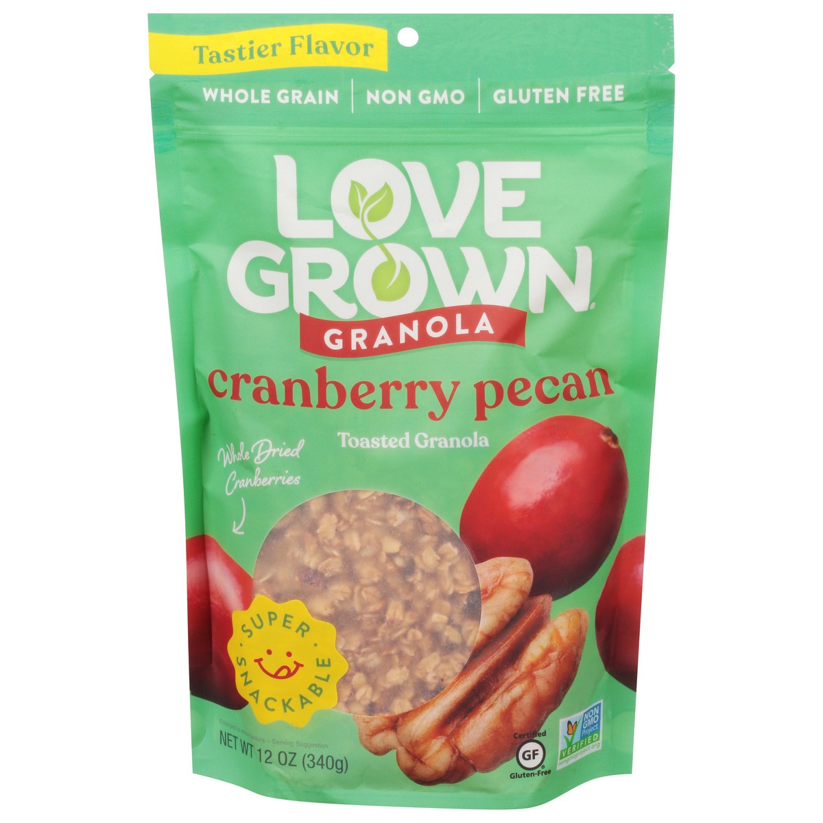 slide 1 of 11, Love Grown Cranberry Pecan Granola 12 oz, 12 oz