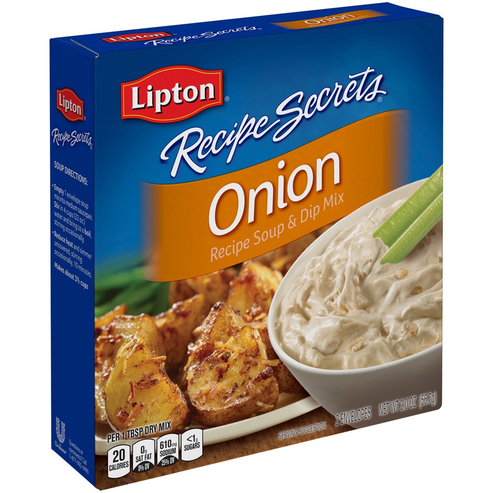 slide 2 of 3, Lipton Recipe Secrets Onion Soup & Dip Mix - 2oz/2pk, 2 ct; 2 oz