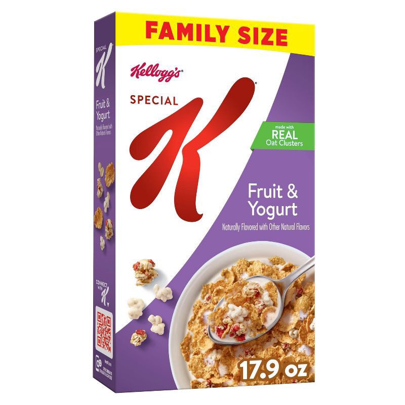 slide 1 of 12, Kellogg's Special K Fruit and Yogurt Cereal - 17.9oz, 17.9 oz