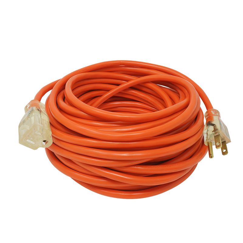 slide 5 of 5, Woods 50' Extension Cord, 1 ct