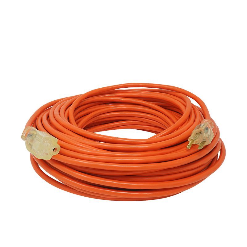 slide 5 of 6, Woods 100' Extension Cord, 1 ct