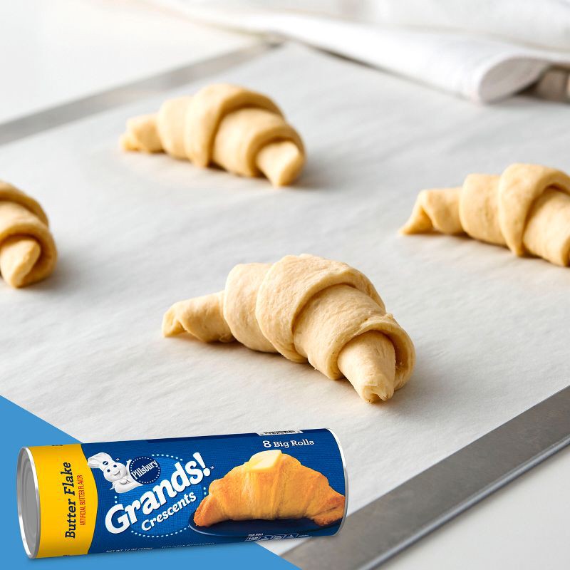 slide 3 of 8, Pillsbury Grands! Big & Buttery Crescent Rolls - 12oz/8ct, 8 ct; 12 oz