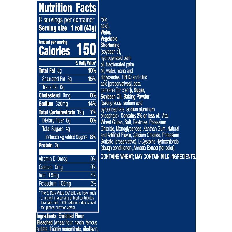 slide 9 of 9, Pillsbury Grands! Big & Buttery Crescent Rolls - 12oz/8ct, 8 ct; 12 oz