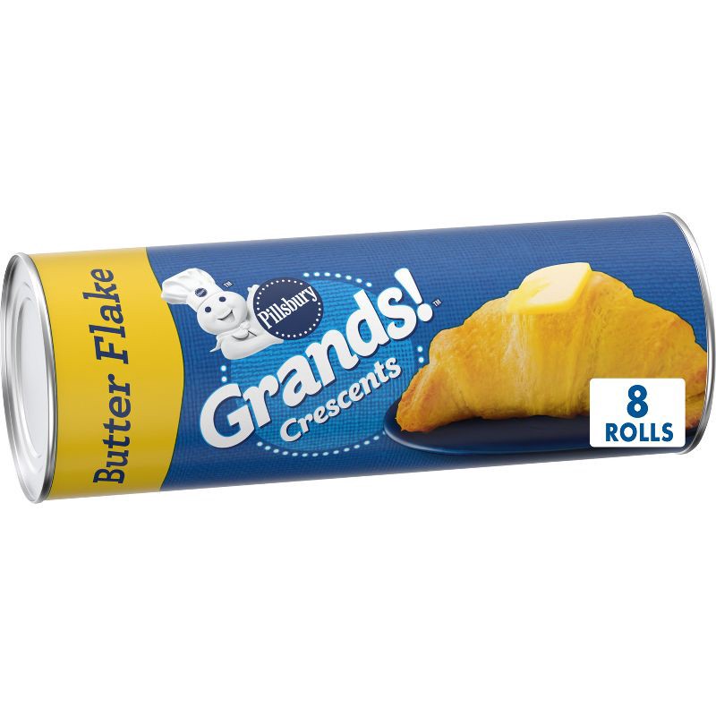 slide 1 of 8, Pillsbury Grands! Big & Buttery Crescent Rolls - 12oz/8ct, 8 ct; 12 oz