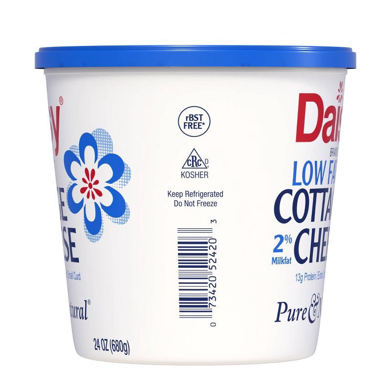 slide 3 of 4, Daisy Brand Daisy Low Fat 2% Small Curd Cottage Cheese - 1.5lbs, 1.5 lb