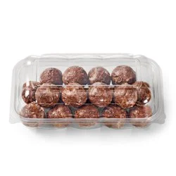 Hy-Vee Chocolate Donut Holes 18 Count