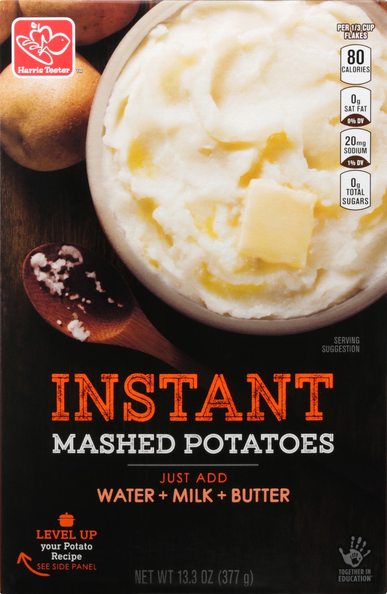 slide 1 of 13, Harris Teeter Mashed Potatoes - In an Instant - 13.3 oz, 13.3 oz