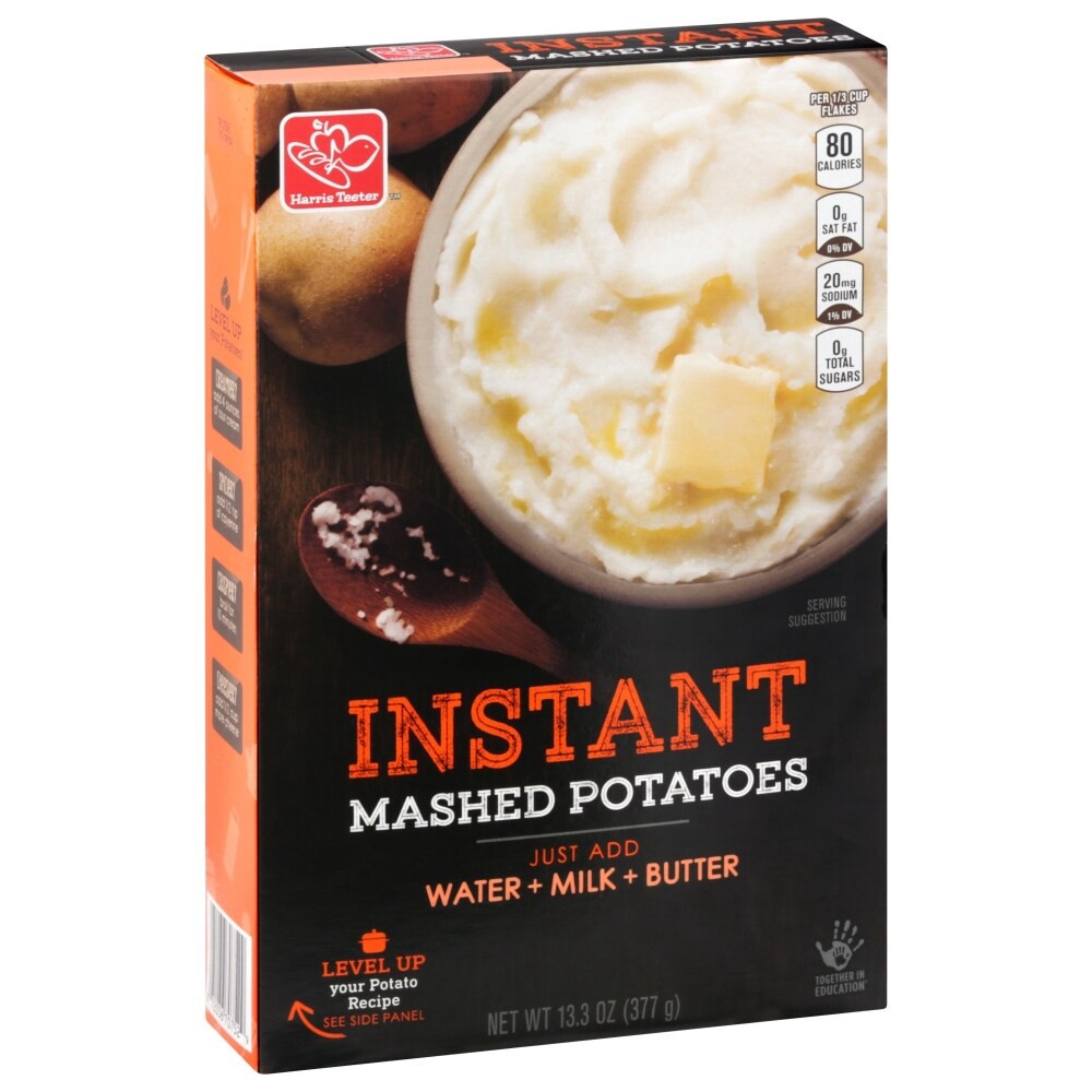 slide 1 of 5, Harris Teeter Mashed Potatoes - In an Instant - 13.3 oz, 13.3 oz