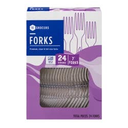SE Grocers Premium, Clear & Full Size Forks