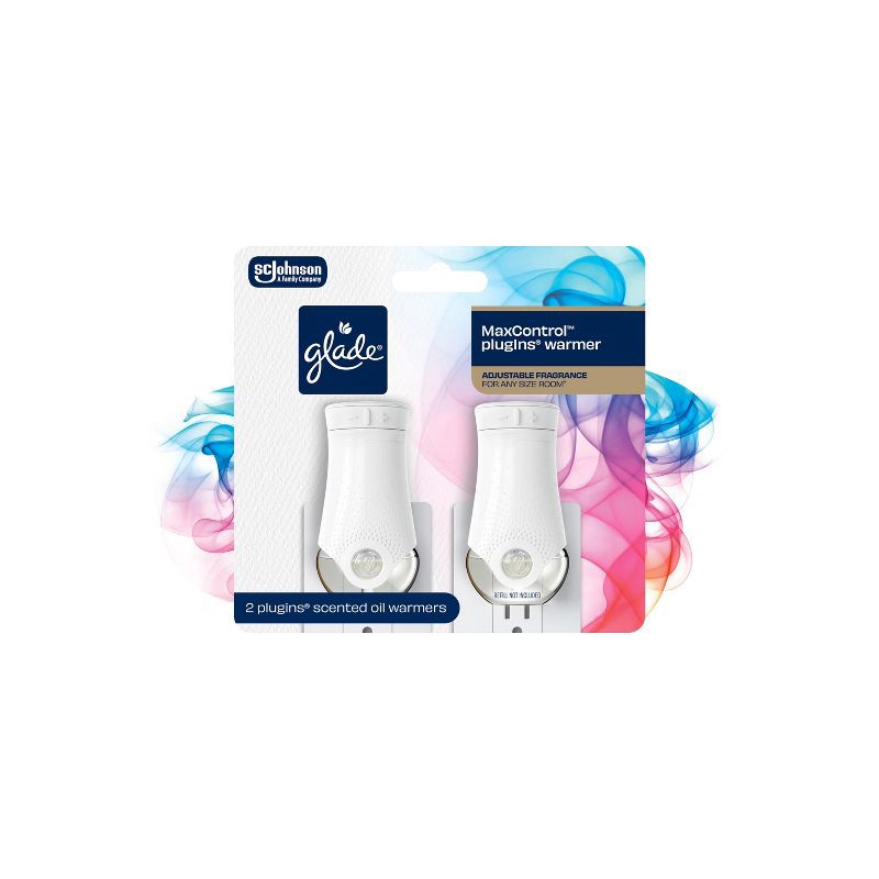 slide 1 of 16, Glade Air Freshener Plug Ins Scented Oil Diffuser Warmer - 2ct: Electric Aromatherapy, 1.83" Depth, 3.74" Height, 2 ct