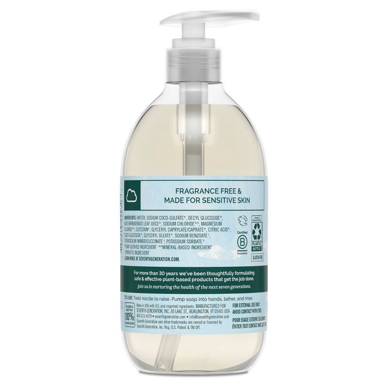 slide 2 of 8, Seventh Generation Free & Clean Liquid Hand Soap - 12 fl oz, 12 fl oz