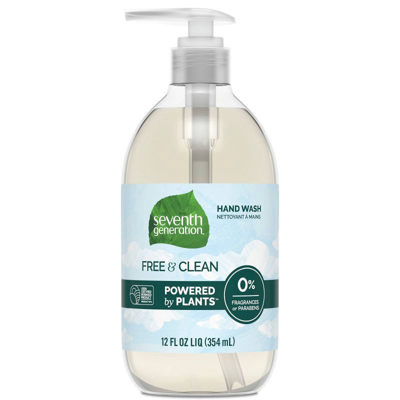 slide 1 of 8, Seventh Generation Free & Clean Liquid Hand Soap - 12 fl oz, 12 fl oz