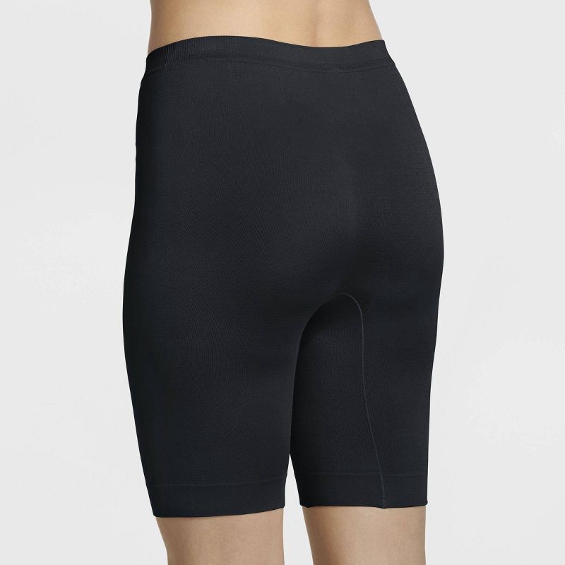 slide 2 of 2, Jockey Generation™ Women's Slipshort - Black XXL: Thigh Slimming Body Shaper, Above Knee Length, 1 ct
