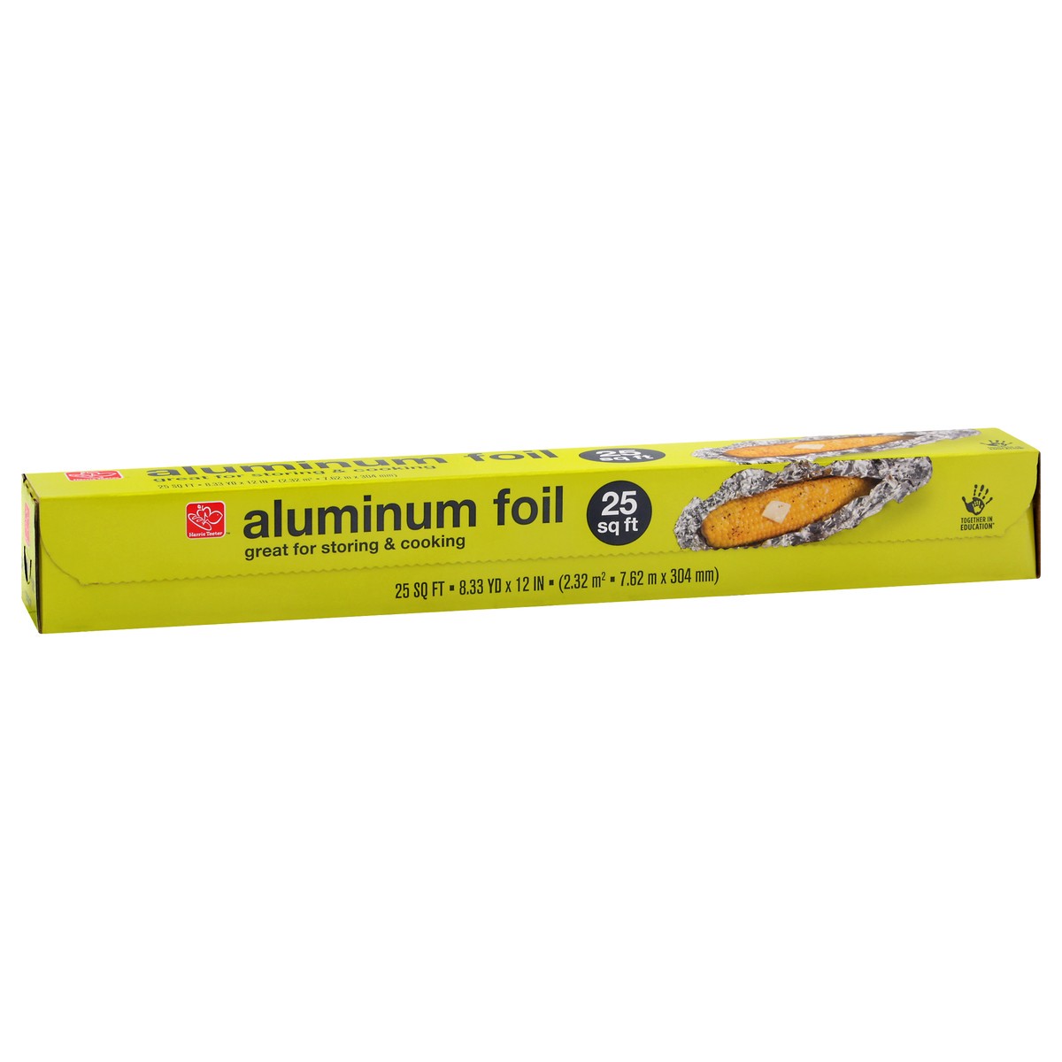 slide 9 of 9, Harris Teeter yourhome Aluminum Foil, 25 sq ft