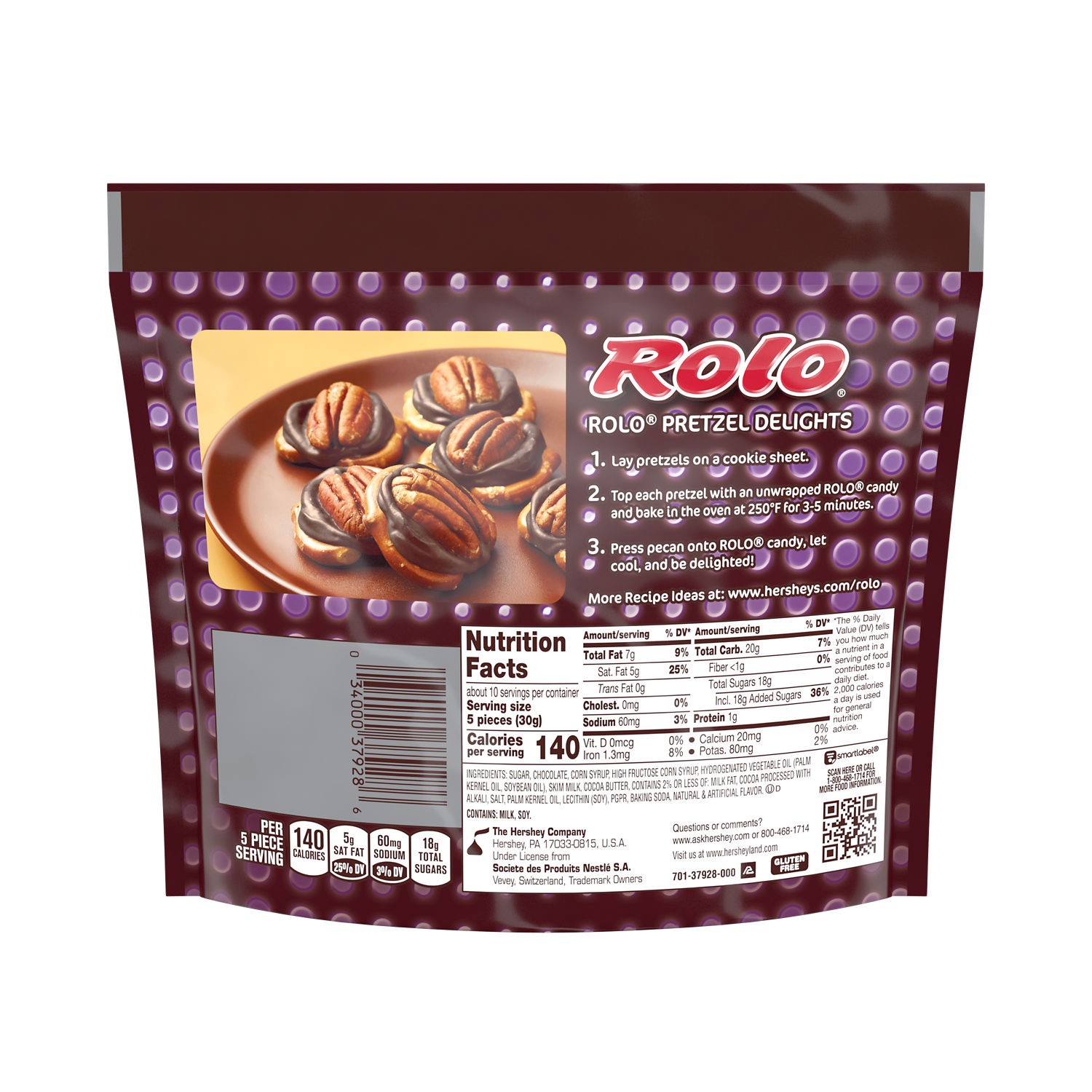 slide 5 of 6, ROLO Dark Chocolate Salted Caramel Candy Share Pack, 10.1 oz, 10.1 oz