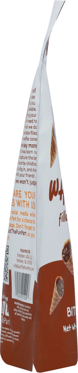 slide 5 of 9, Just the Fun Part Bite-Sized Milk Chocolate Waffle Cones Bite Size 4.23 oz, 4.23 oz