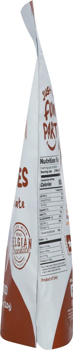 slide 6 of 9, Just the Fun Part Bite-Sized Milk Chocolate Waffle Cones Bite Size 4.23 oz, 4.23 oz