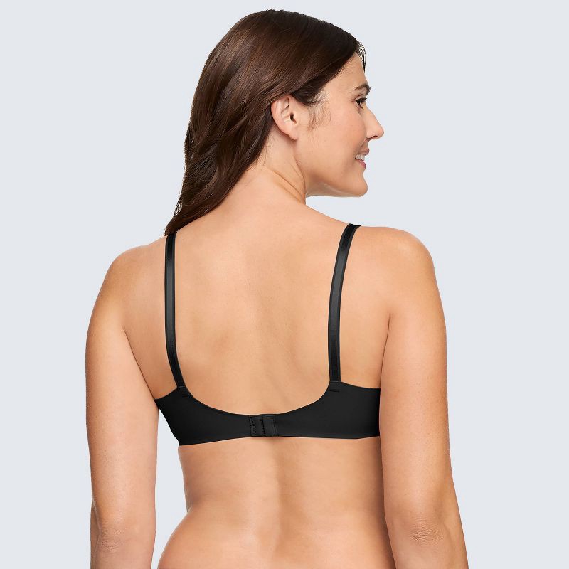 slide 3 of 6, Simply Perfect by Warner's Women's Underarm Smoothing Underwire Bra TA4356 - 38C Black, 1 ct