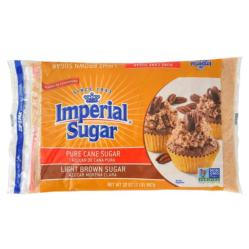 slide 1 of 1, Imperial Sugar Imperial Light Brown Pure Cane Sugar - 32oz, 32 oz