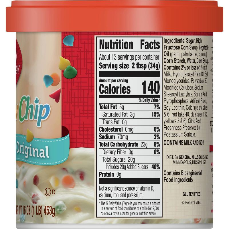 slide 9 of 10, Betty Crocker Rainbow Chip Frosting - 16oz, 16 oz