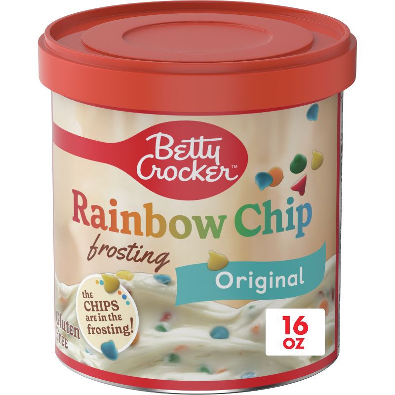 slide 1 of 10, Betty Crocker Rainbow Chip Frosting - 16oz, 16 oz