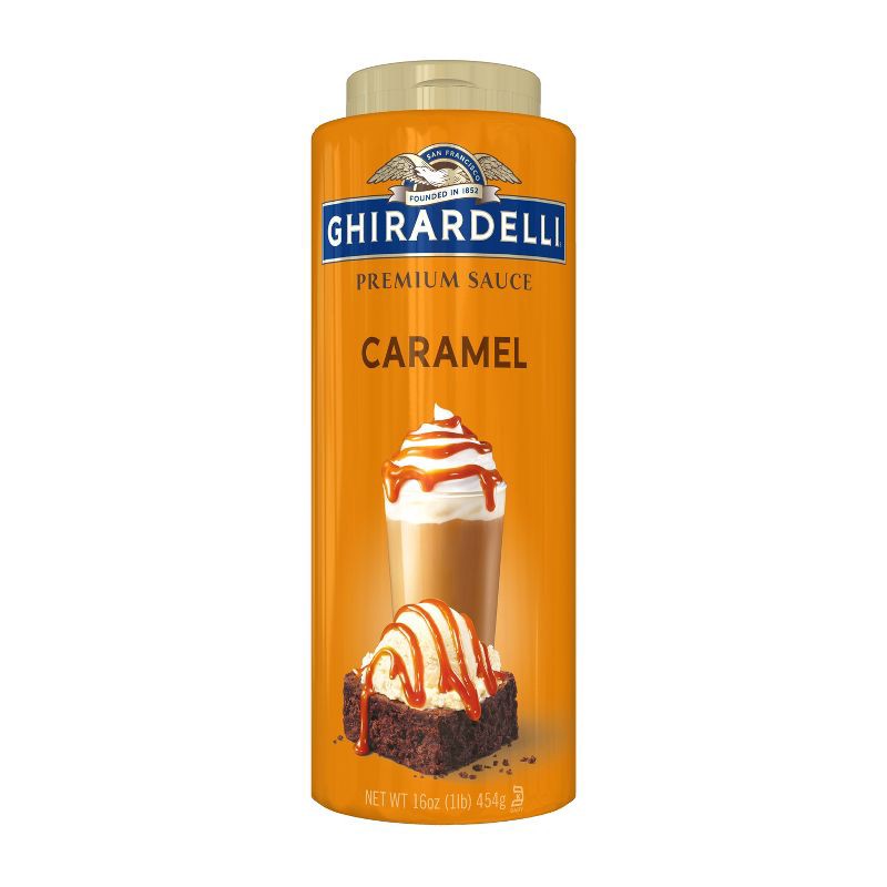 slide 2 of 5, GHIRARDELLI Premium Caramel Sauce - 16oz, 16 oz