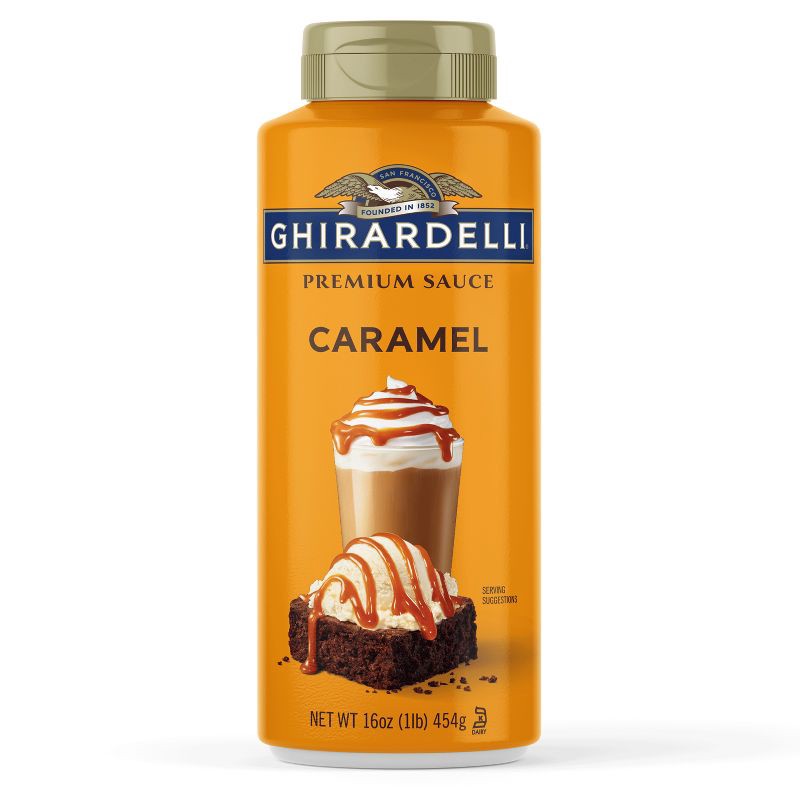 slide 2 of 6, GHIRARDELLI Premium Caramel Sauce - 16oz, 16 oz