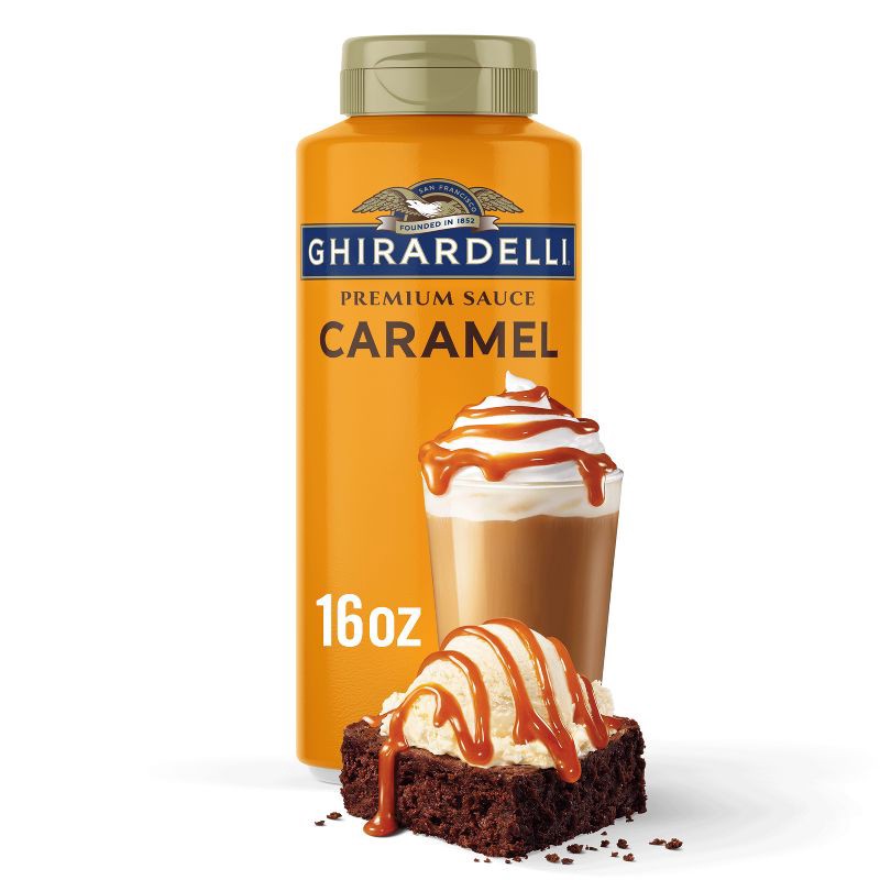 slide 1 of 6, GHIRARDELLI Premium Caramel Sauce - 16oz, 16 oz