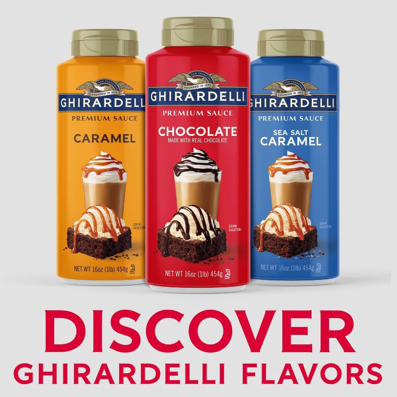 slide 3 of 6, GHIRARDELLI Premium Chocolate Sauce - 16oz, 16 oz