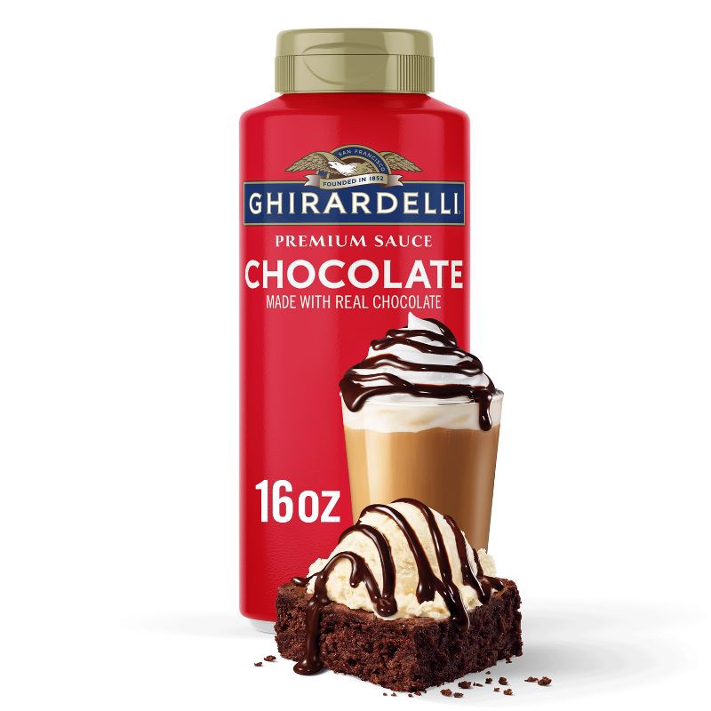 slide 1 of 6, GHIRARDELLI Premium Chocolate Sauce - 16oz, 16 oz