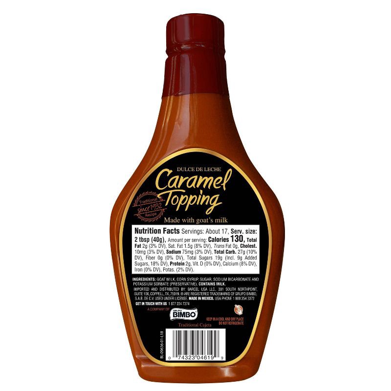 slide 2 of 4, Coronado Dulce de Leche Caramel Topping Syrup - 23.3oz, 23.3 oz