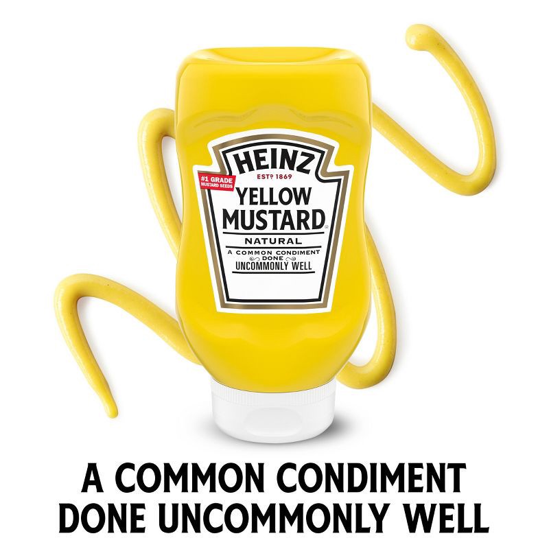 slide 7 of 9, Heinz Yellow Mustard - 14oz, 14 oz