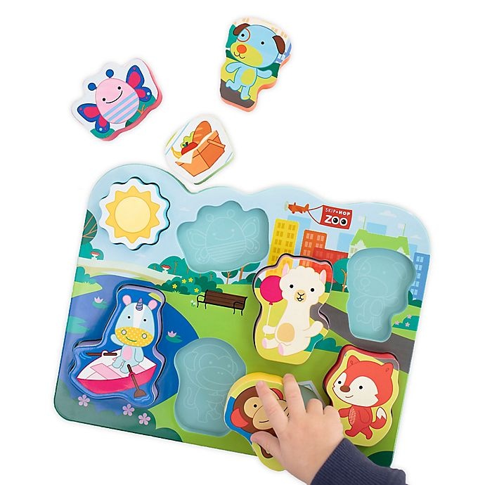 slide 1 of 4, Skip Hop SKIP* HOP ZOO Park Pals Puzzle, 8 ct