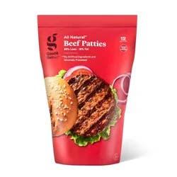 85/15 All Natural Beef Burger Patties - Frozen - 48oz/12ct - Good & Gather™