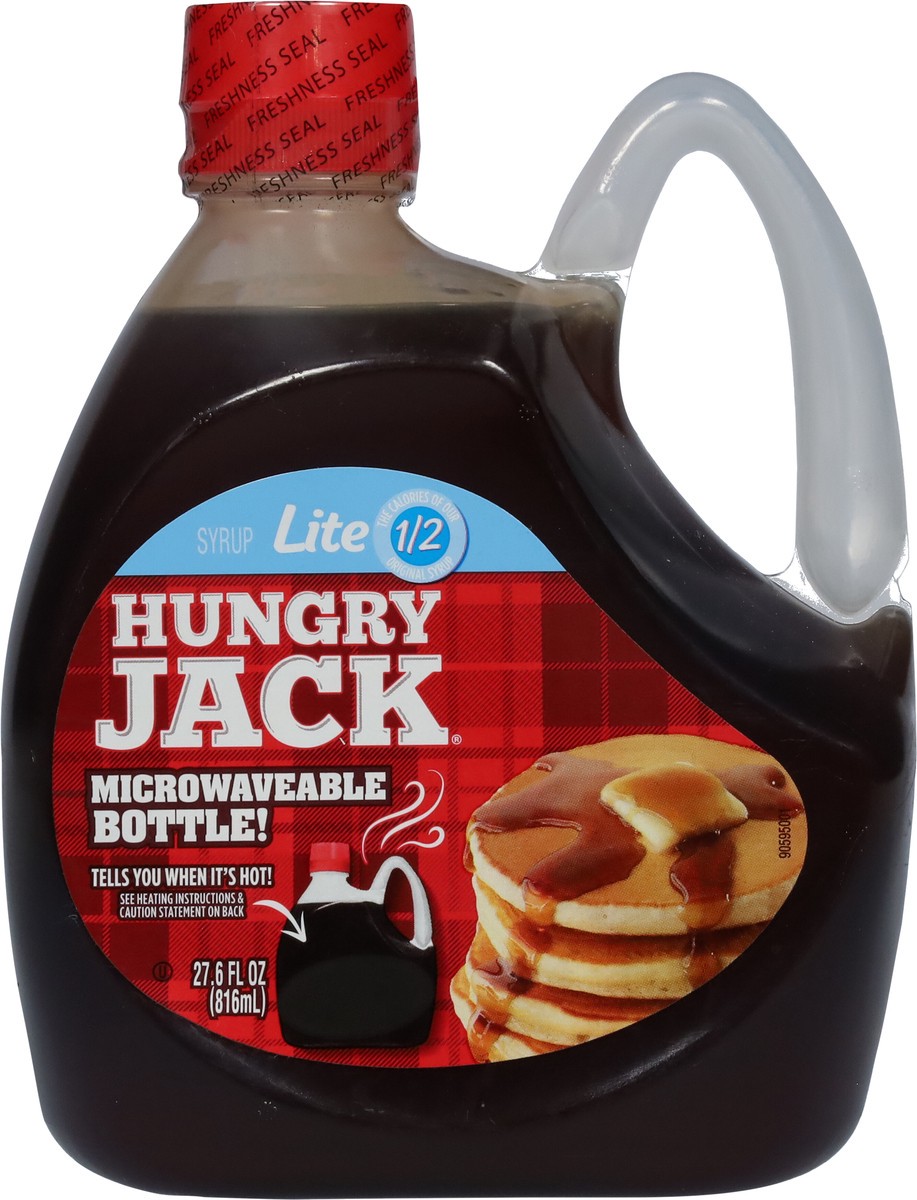 slide 7 of 9, Hungry Jack Lite Syrup Microwaveable, 27.6 fl oz