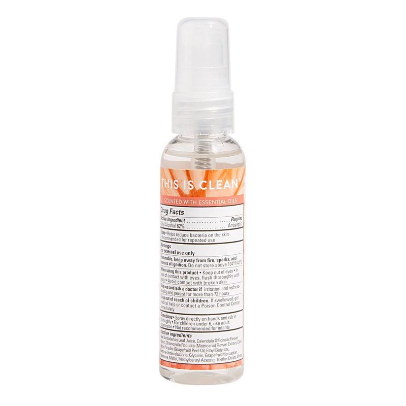 slide 7 of 8, The Honest Company Hand Sanitizer Spray - Grapefruit Grove - 2 fl oz, 2 fl oz