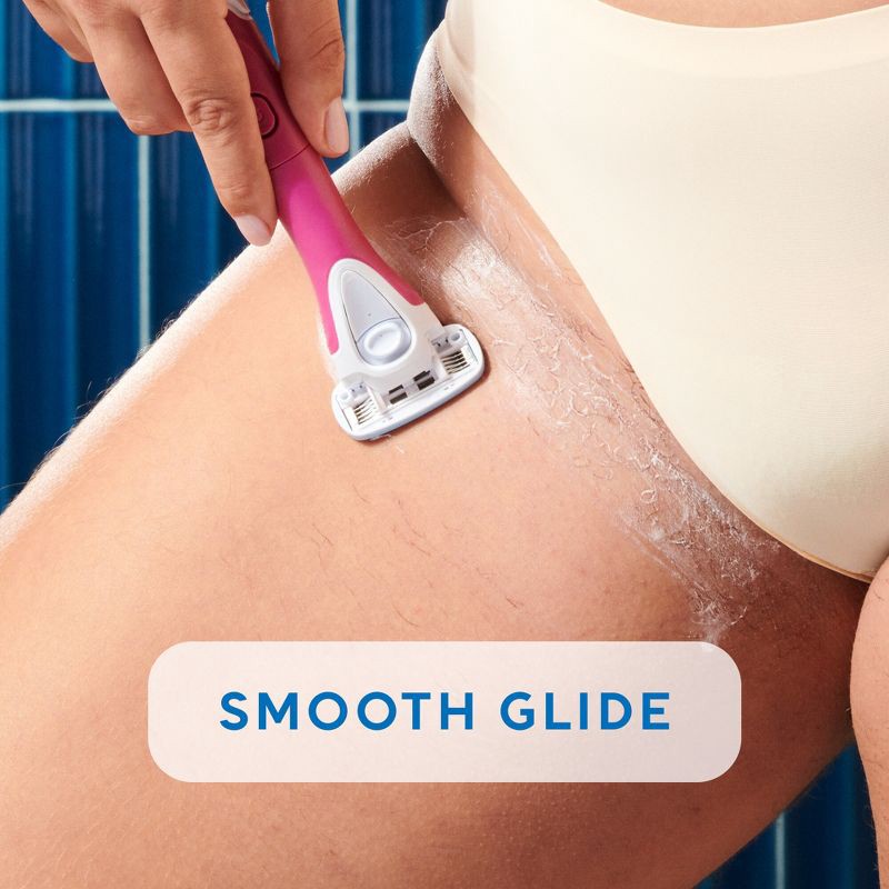 slide 8 of 9, Schick Hydro Silk TrimStyle Women's Razor with Bikini Trimmer - 1 Razor Handle & 1 Refill, 1 ct