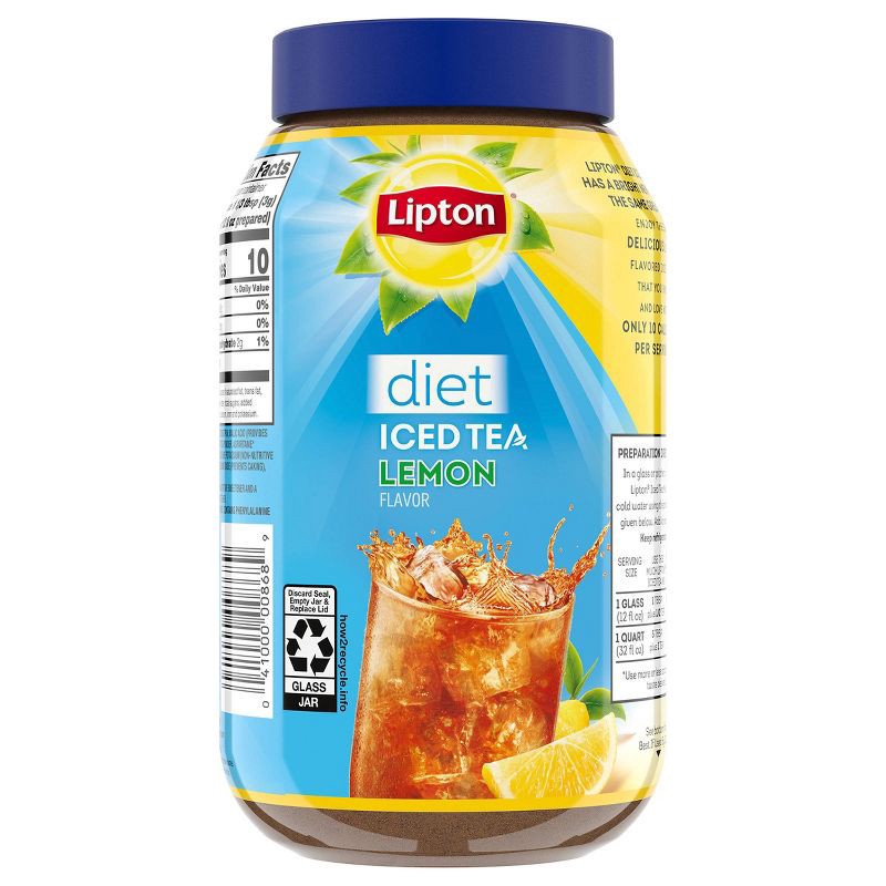 slide 2 of 5, Lipton Diet Lemon Iced Tea Mix - 5.89oz, 5.89 oz