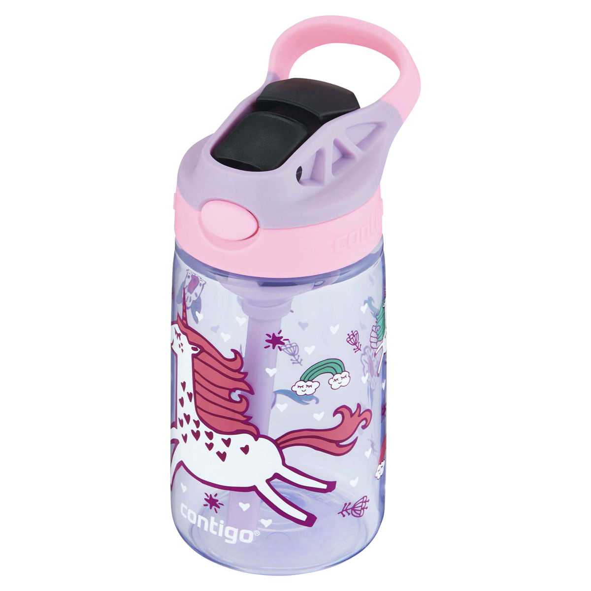 Contigo 14oz Kids' Water Bottle With Redesigned Autospout Straw : Target